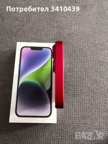 Apple Iphone 14 128gb Red 100% батерия като нов, снимка 4 - Apple iPhone - 54781608
