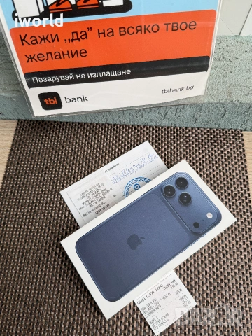 НОВ❗️ 512GB❗️24м ГАР. ❗️iPhone 17 Pro Max ❗️Лизинг от 55€/мес ❗️Deep Blue син, снимка 5 - Apple iPhone - 55146506