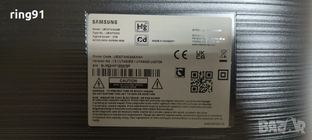 Main board - BN96-52526L TV Samsung UE32T4302AE, снимка 4 - Части и Платки - 55129120