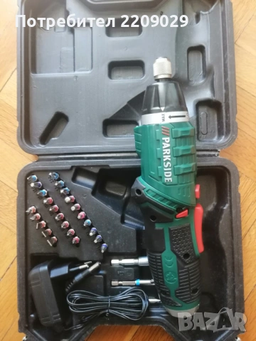 Акумулаторен винтоверт Parkside PSSA 3.6V Оригинален НЕМСКИ, снимка 7 - Винтоверти - 54115987