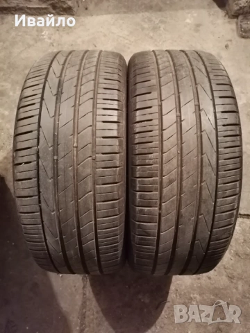 Продавам 2 броя летни гуми 245.45.19 на 1 сезон дот 2022 Hankook