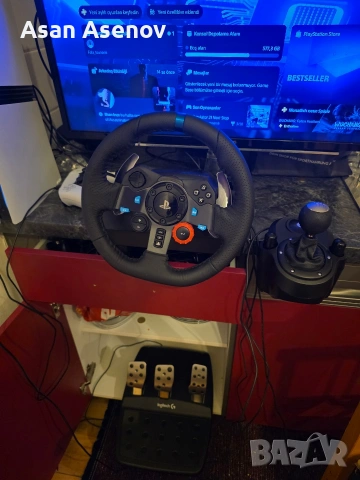 PlayStation 5 Pro + Logitech G29 + Дигитални игри | Като нови | Без забележки, снимка 3 - PlayStation конзоли - 55134579