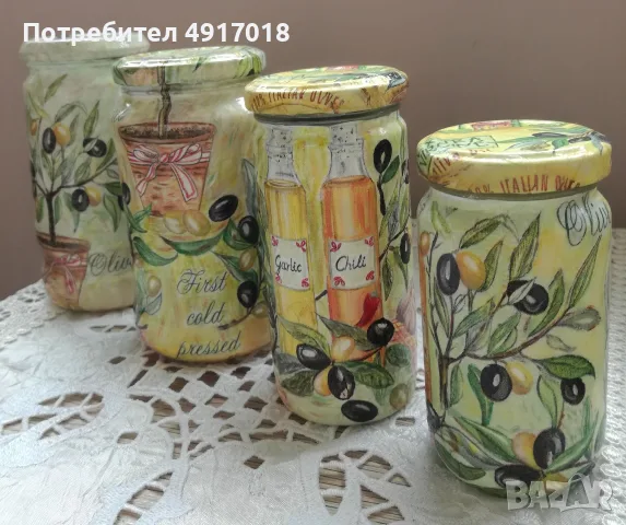 Ръчно изработени изделия с декупаж, снимка 14 - Декорация за дома - 55646635
