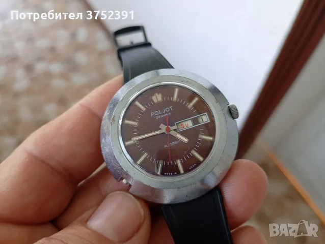 Стар Руски Самонавиващ Механичен часовник Полет, снимка 5 - Антикварни и старинни предмети - 55672076