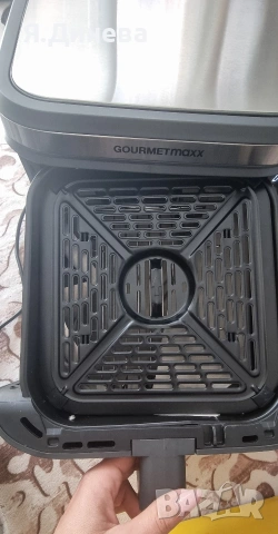 Двоен Ейрфраер Gourmetmaxx 2800w 10л, снимка 5 - Уреди за готвене на пара - 54160741