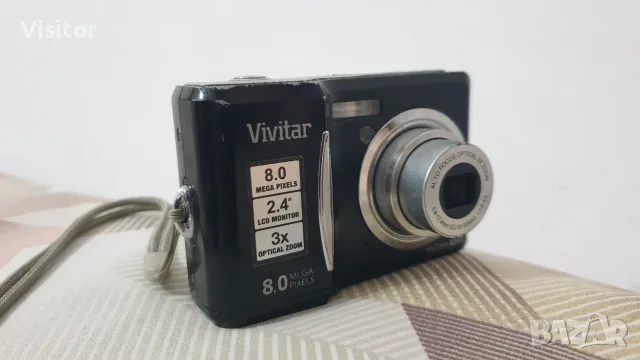 Фотоапарат Vivitar ViviCam 8340, снимка 3 - Фотоапарати - 55545451