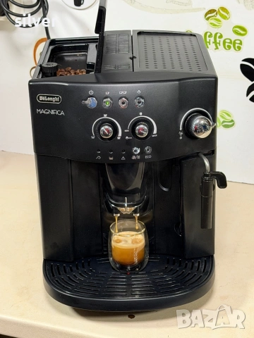 Кафемашина кафе автомат delonghi magnifica с гаранция, снимка 5 - Кафемашини - 54842671