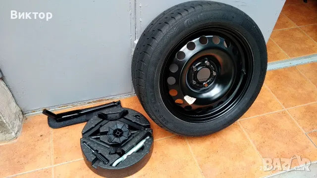 5х115мм. Резервна гума за Опел,17 цола,225/50R17. Пълен комплект! Нова!, снимка 2 - Гуми и джанти - 54579175