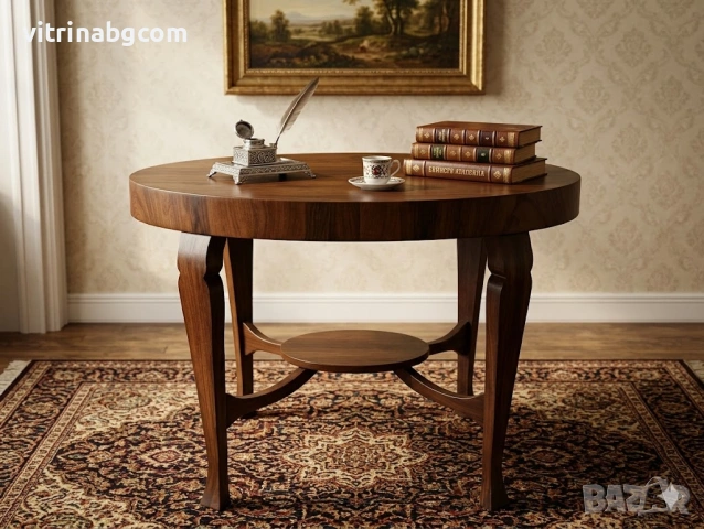 ТРИ Ретро маси от масив и естествен фурнир – Виенски стил / Чипъндейл, снимка 2 - Антикварни и старинни предмети - 53853498