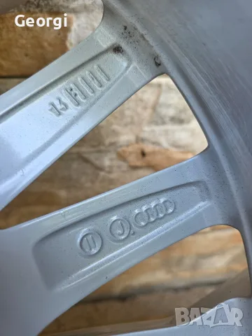 Продавам ОРИГИНАЛНИ джанти 16 ' цола 5x112 AUDI A4,a6 7J ET48 централен отвор 57,1 Внос от Герма, снимка 6 - Гуми и джанти - 55468460