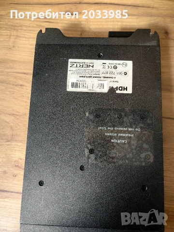 Hertz HDP4 авто усилвател , снимка 5 - Ресийвъри, усилватели, смесителни пултове - 54019308