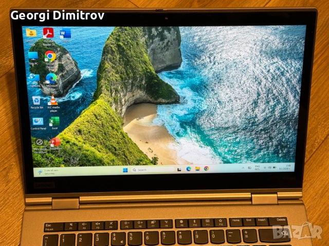 Lenovo Thinkpad X1 Yoga 3rd gen I7-8550U/16RAM/512SSD/UHD/Full HD тъч, снимка 3 - Лаптопи за работа - 54690427