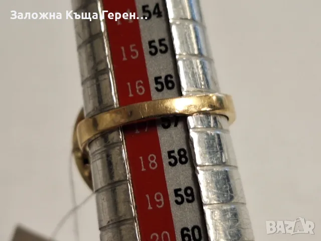 Дамски златен пръстен 3,32гр., снимка 4 - Пръстени - 55527608