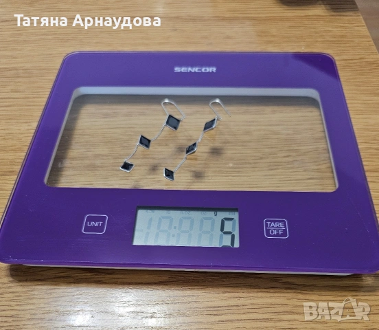 Елегантни, стилни сребърни обеци с черен оникс , снимка 3 - Обеци - 54367640