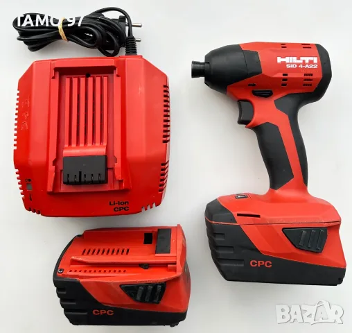 Hilti SiD 4-A22 - Безчетков акумулаторен импакт драйв 2x22V 5.2Ah като нов!