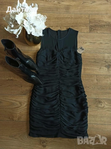H&M Нова елегантна черна рокля, снимка 6 - Рокли - 54228493