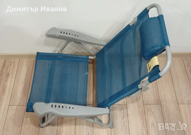 Къмпинг/ плажен стол Easy Camp Breaker Blue - с козметична забележка, снимка 2 - Къмпинг мебели - 55409653