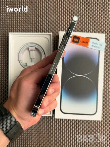 100% БАТЕРИЯ ❗️ iPhone 14 Pro MAX Лизинг от 20€/мес / Silver - бял/ сив 128Gb 📛, снимка 10 - Apple iPhone - 55614059