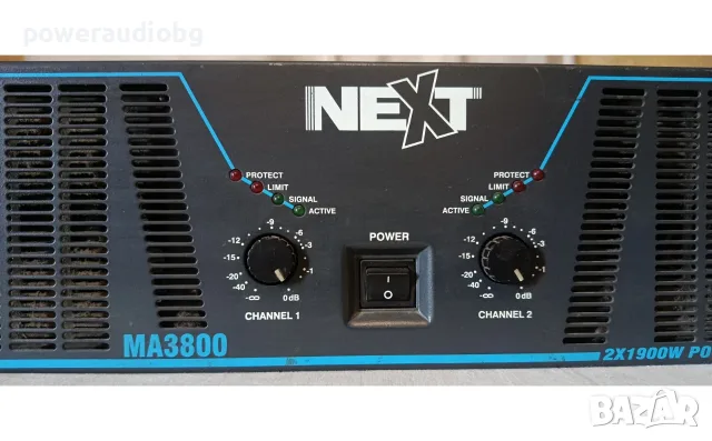 Висококачествен Испански усилвател NEXT MA3800 - 1бр., снимка 2 - Ресийвъри, усилватели, смесителни пултове - 55382905