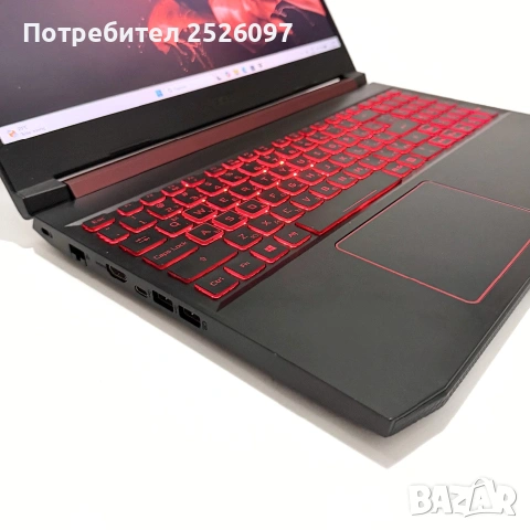 ACER Nitro AN515/i5-9300H/NVIDIA GTX 1650/12GB RAM/512GB NVMe, снимка 4 - Лаптопи за игри - 55218782