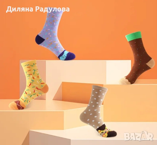 Кутия с чорапи - 4 чифта, снимка 7 - Подаръци за жени - 54150180