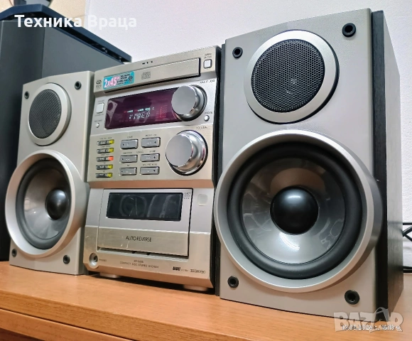 Аудио система AIWA. Made in Japan. Чудесен звук.  Изпращам видео. , снимка 3 - Аудиосистеми - 54560567