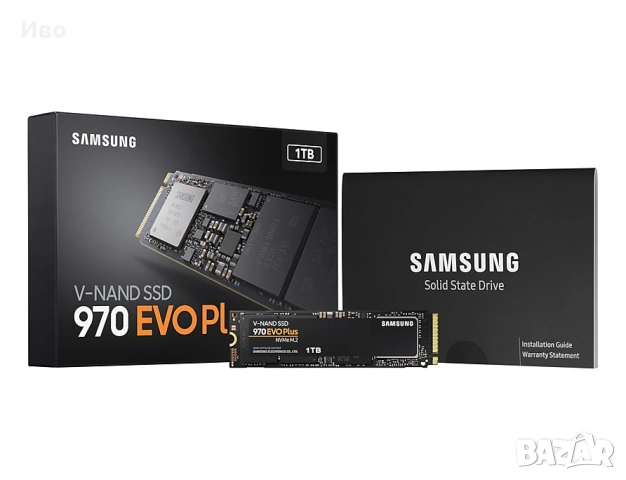Нов SSD 1 TB  Samsung 970 Evo Plus, NVMe, с гаранция