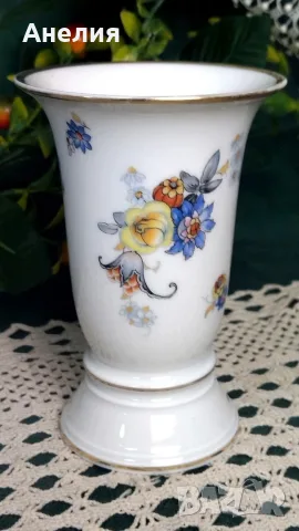 Rosenthal ваза с флорален декор , снимка 2 - Вази - 55366099