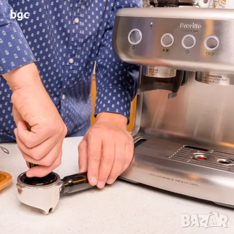 Еспресо машина Breville Barista Pro Max VCF126X-01, 15 bar, 1450 w, Инокс, Вградена кафемелачка, снимка 6 - Кафемашини - 55624795