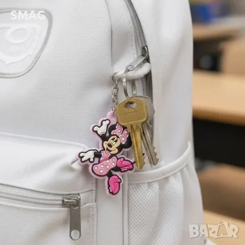 Ключодържател Minnie розов метал PVC 6 см за момичета_1259569, снимка 3 - Други - 55698874