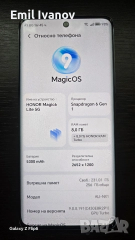 Honor X9b - 256GB, снимка 3 - Други - 54395114