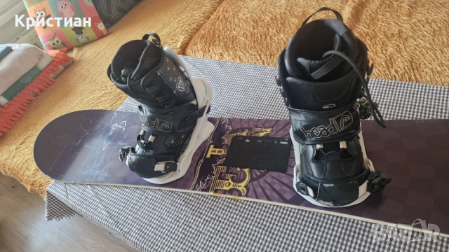 Snowboard/Сноуборд 132 + Автомати + обувки 235мм/№37