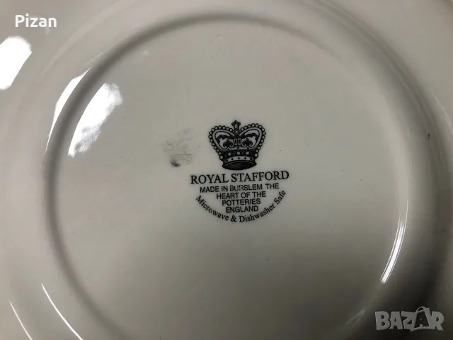 40€ сет от  три чиний “Royal Stafford’” Произведени в Англия, снимка 4 - Чинии - 55609670