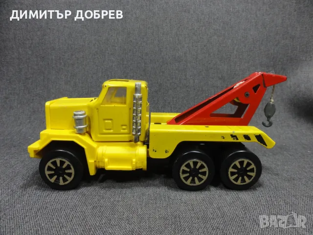 СТАРА РЕТРО СОЦ НРБ МЕТАЛНА ИГРАЧКА КАМИОН ПЪТНА ПОМОЩ МИР РАЗГРАД, снимка 2 - Колекции - 55530610