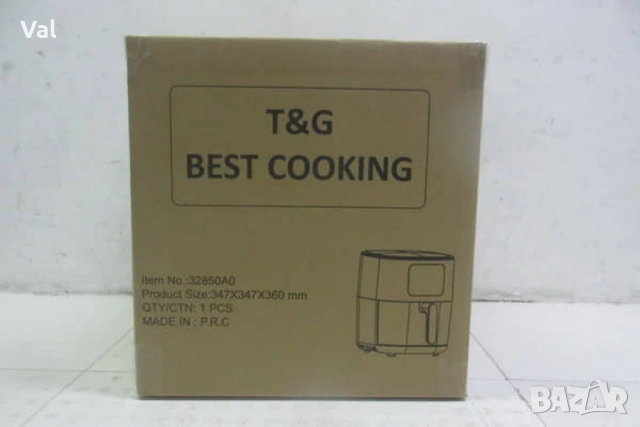 Air fryer 6 литра T&G Best Cooking 32850A0, снимка 5 - Фритюрници - 54681994