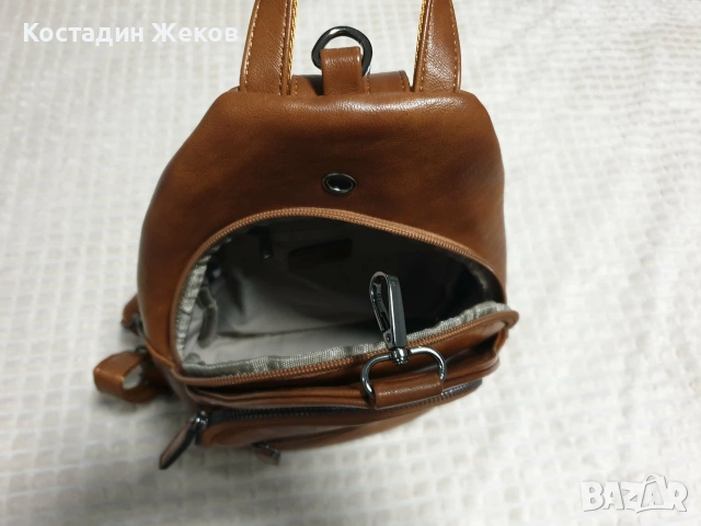  Нова. Дамска оригинална раница/чанта за през рамо (sling bag) RAVUO., снимка 10 - Чанти - 54963161