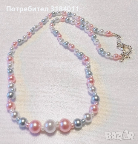 Бижута с нежни цветове, снимка 3 - Бижутерийни комплекти - 54426493