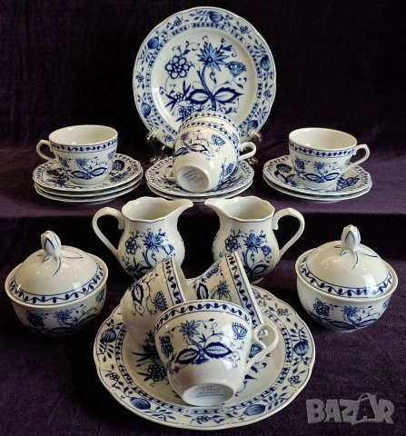 На части, Сервиз за кафе Син лук - Kahla