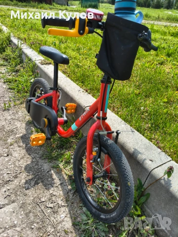 Детско колело 14” с аксесоари, снимка 4 - Велосипеди - 54179576