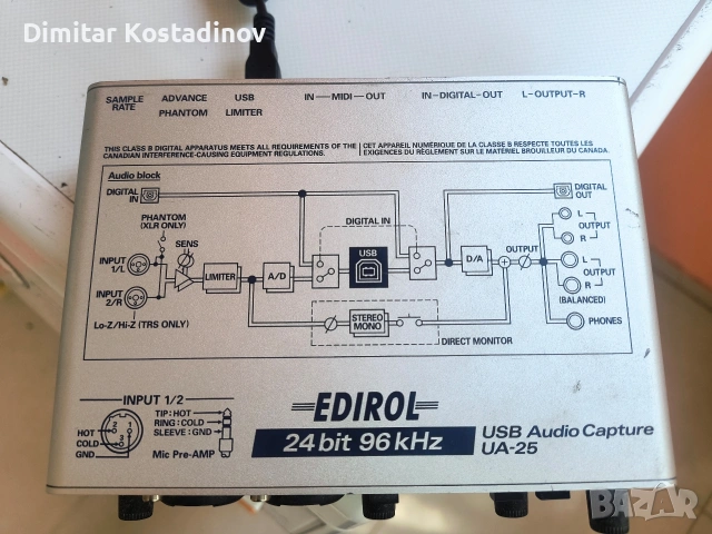 dac editol 24 bit 96 khz Roland, снимка 2 - Други - 54537888