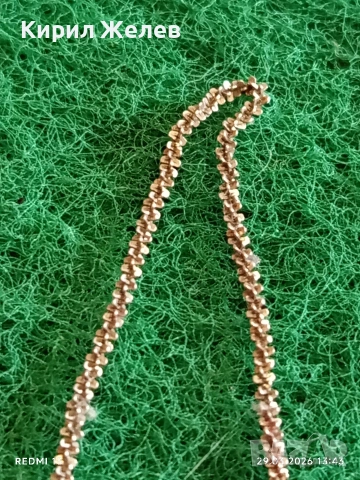 Сребърен синджир красива плетка подходящ аксесоар за ежедневието 43069, снимка 6 - Колиета, медальони, синджири - 54014105