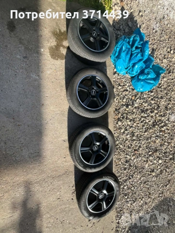 Летни гуми (KUMHO 205/60R16 ДОТ25) на алуминиеви джанти (AUTEC 63.3 ET)