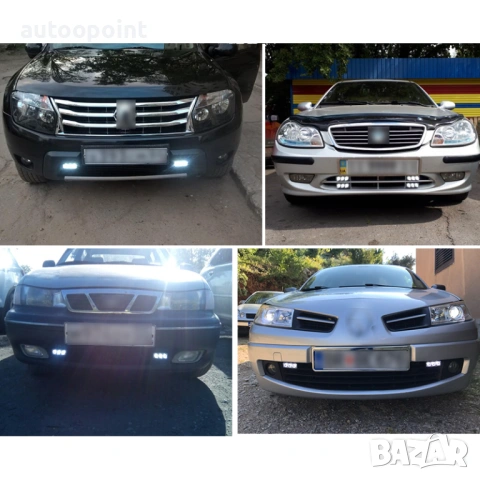 Халогени LED -DRL- Дневни Светлини 2бр к-т, снимка 6 - Аксесоари и консумативи - 54422768