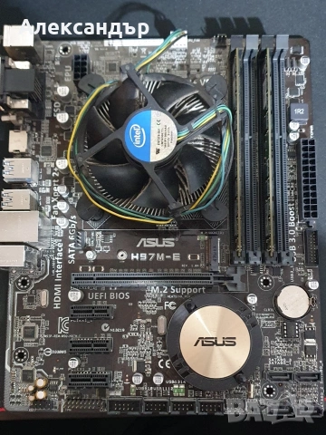 i7 4770 + ASUS H97M-E + 16GB RAM (комплект)