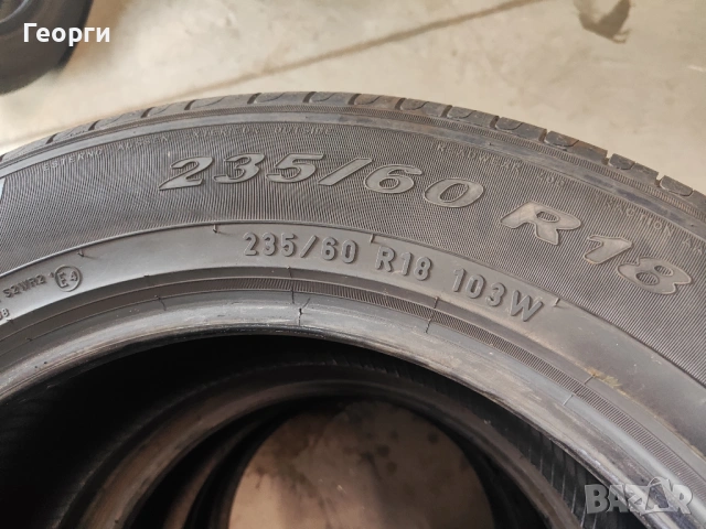 2бр. летни гуми 235/60/18 Pirelli, снимка 4 - Гуми и джанти - 54401494