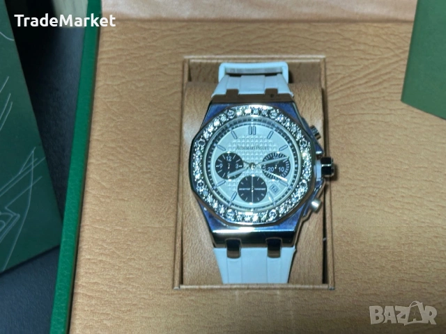 Нов Часовник Audemars Piguet Royal Oak Offshore Chronograph 37МM с документация/кутия/, снимка 3 - Луксозни - 54381860