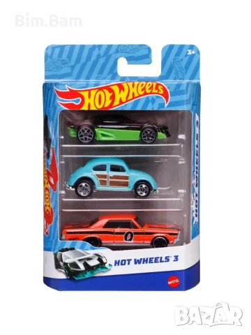 Оригинален комплект колички HOT WHEELS - 3 броя