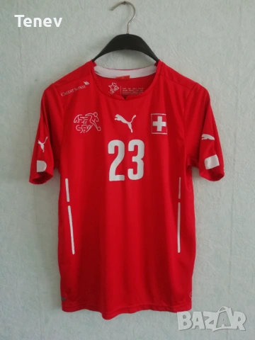 Швейцария Шакири оригинална тениска фланелка Puma Shaqiri Switzerland , снимка 2 - Тениски - 43368471