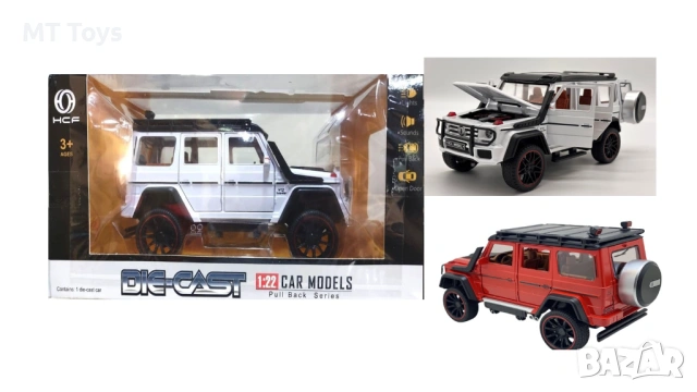 Метален джип Mercedes-benz G class, Brabus - 1:22