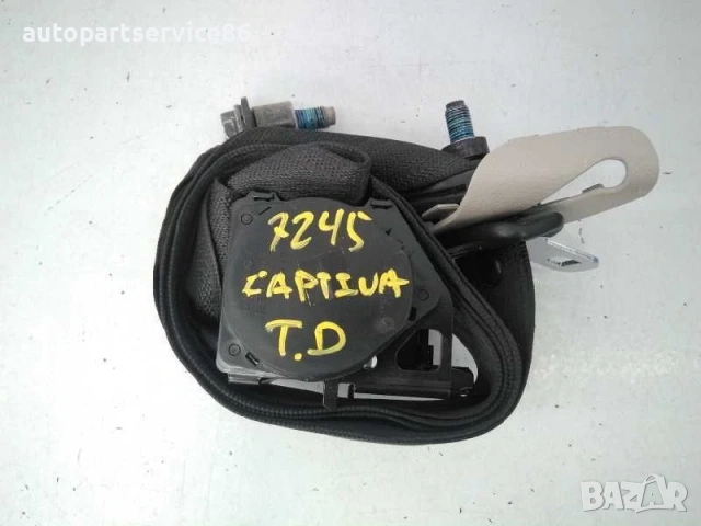 Заден десен предпазен колан за Chevrolet Captiva 2.2 VCDi (2012) OEM 95182370, снимка 2 - Части - 54953157